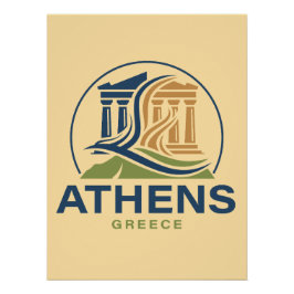 アテネ ギリシャ 古代アクロポリス パルテノン神殿 ポスター