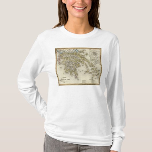アテネ、ギリシャ Tシャツ (正面)