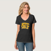 アテネ・テクニカル・カレッジ フクロウ 01 Tシャツ (正面フル)