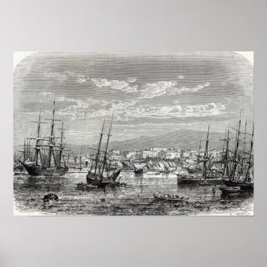 アテネ：ピレウスの一般的見解。 ポスター (正面)