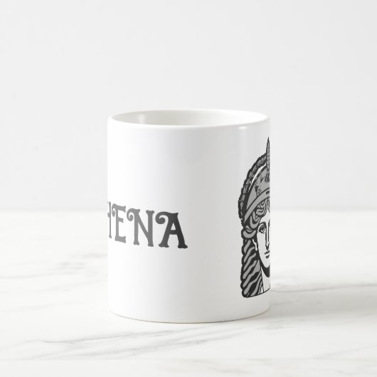 アテネ・マグの守護神アテナ コーヒーマグカップ (中央)