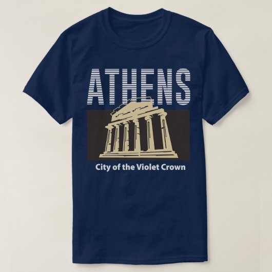 アテネ・ヴァイオレット・クラウンTシャツ Tシャツ (デザイン正面)