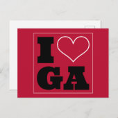 アテネ(GA)テールゲート招待状 ポストカード (正面/裏面)