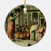 アテネ(Sistでのための漫画説教するセントポール セラミックオーナメント (裏面)