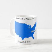 アテネ、TNの第3戦い コーヒーマグカップ (正面左)