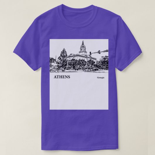 アテネGeorgia Tシャツ4 Tシャツ (デザイン正面)