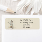 アテパーソナライズされたナ像ラベルのスケッチ ラベル (インサイチュ)