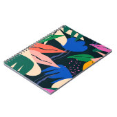 アテンション取得抽象芸術パターン ノートブック (左側)