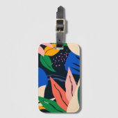 アテンション取得抽象芸術パターン ラゲッジタグ (正面縦)