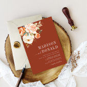 アテントン秋フローラ結婚式招待状 招待状