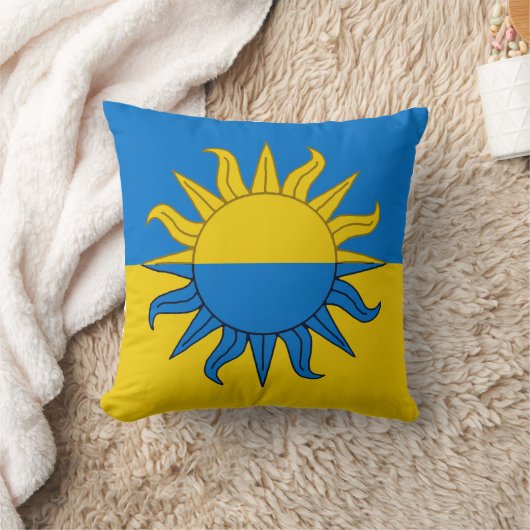 アテンベルト王国ポピュレースバッジ クッション (ブランケット)