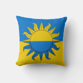 アテンベルト王国ポピュレースバッジ クッション (正面)