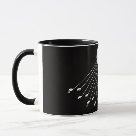 アテン神の真のシンボル コーヒーマグ マグカップ (左)