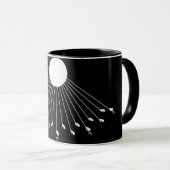 アテン神の真のシンボル コーヒーマグ マグカップ (正面右)