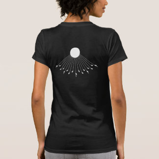 アテン神の真のシンボル 女性用バックプリントTシャツ 2枚 Tシャツ