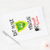 アテンMoocenariesステッカー 長方形シール (封筒)