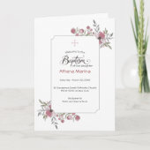 アテーナーのギリシャ正教会の洗礼プログラム プログラム (正面)