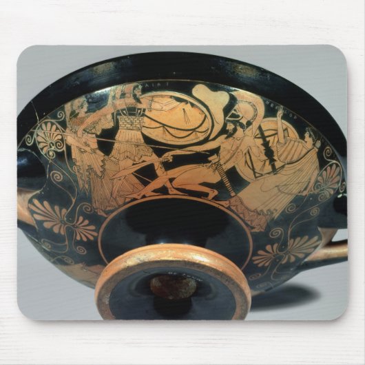 アテーナー著せき立てられるAjax マウスパッド (正面)