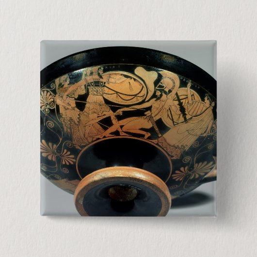 アテーナー著せき立てられるAjax 缶バッジ (正面)