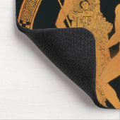 アテーナー、Theseusを描写する赤姿のコップ マウスパッド (コーナー)