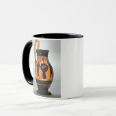 アテーナーConfrontiを描写するアチックの黒姿のolpe マグカップ (正面左)