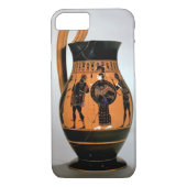 アテーナーConfrontiを描写するアチックの黒姿のolpe Case-Mate iPhoneケース (裏面)