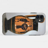 アテーナーConfrontiを描写するアチックの黒姿のolpe Case-Mate iPhoneケース (裏面(横))