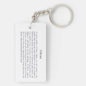 アテーナーKeychain キーホルダー (裏面)