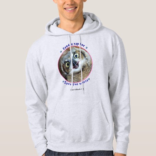 アテ食べ物を与えナを特徴とする強姦者 パーカ (正面)