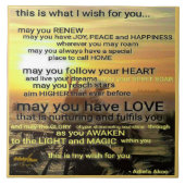 アディエラ・アコーの装飾タイルを願う タイル (正面)