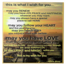 アディエラ・アコーの装飾タイルを願う