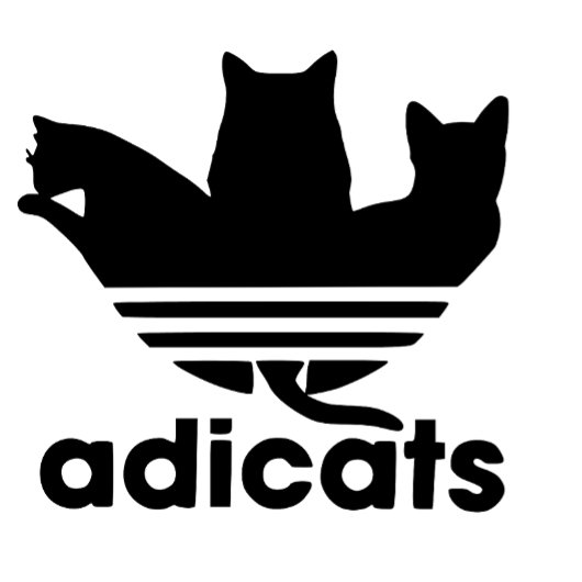 アディキャッツ 楽しい ランニング Tシャツ