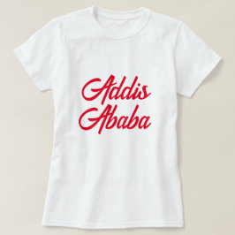 アディスアベバTシャツአዲስ አበባ ቲሸርት Tシャツ