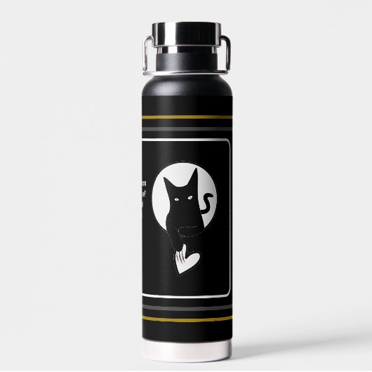 アディラ・アコーによる愛猫ウォーターボトル ウォーターボトル (背面)