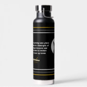 アディラ・アコーによる愛猫ウォーターボトル ウォーターボトル (左面)