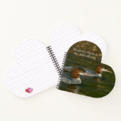 アディロンダックのメルガンザー・ダックスとのジャーナル ノートブック (内部)