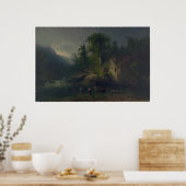 アディロンダックの朝 ポスター (キッチン)