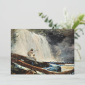 アディロンダックの滝byウィンスローホームマー カード (スタンド正面)