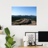 アディロンダックスのカスケードマウンテン ポスター (ホームオフィス)