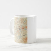 アディロンダックスのサラナク湖の村と地域 コーヒーマグカップ (正面左)