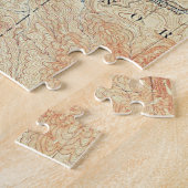 アディロンダックスのサラナク湖の村と地域 ジグソーパズル (側面)