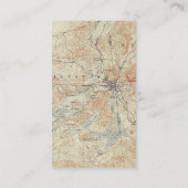 アディロンダックスのサラナク湖の村と地域 名刺 (裏面)