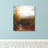 アディロンダックスのラルフ・アルバート・ブレイロックプール キャンバスプリント (インサイチュ (ウッドフロア))