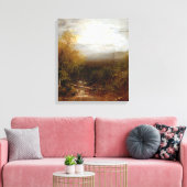 アディロンダックスのラルフ・アルバート・ブレイロックプール キャンバスプリント (インサイチュ (リビング))