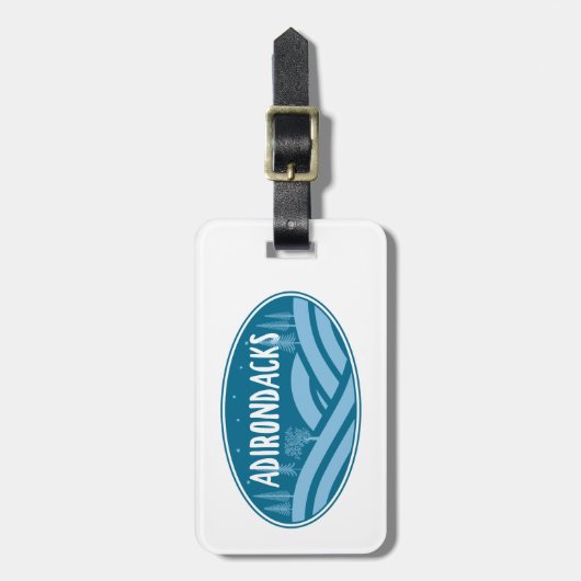 アディロンダックスニューヨークアウトドア ラゲッジタグ (正面縦)
