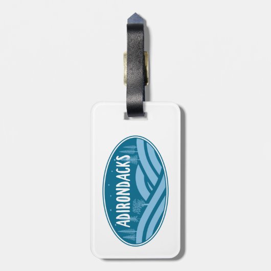 アディロンダックスニューヨークアウトドア ラゲッジタグ (裏面縦)