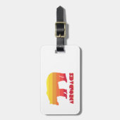 アディロンダックスベア ラゲッジタグ (正面縦)