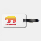 アディロンダックスベア ラゲッジタグ (裏面横)