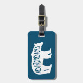 アディロンダックスベア ラゲッジタグ (正面縦)