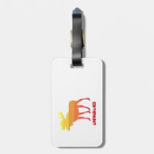 アディロンダックスムース ラゲッジタグ (裏面縦)